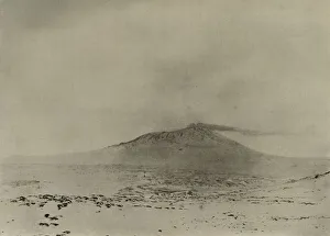 Crater Prints: Smoke streaming from the Crater of Erebus, c1908, (1909)