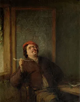 Ostade Adriaen Van Prints: The Smoker, 1655. Creator: Adriaen van Ostade