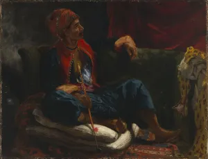 Smoker Collection: The Smoker, 19th century. Creator: Eugene Delacroix