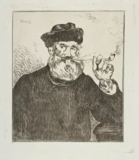 Smoker Collection: The Smoker (Le Fumeur), 1866-67. Creator: Edouard Manet