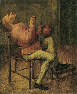 Brauwer Adriaen Prints: Smoker, unknown date. Creator: Brouwer, Adriaen (follower of)