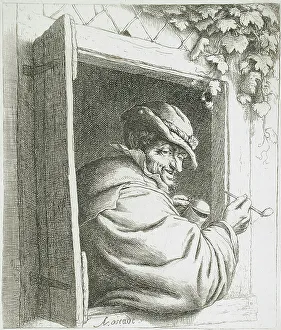The Smoker at the Window, c1667. Creator: Adriaen van Ostade