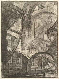 Carceri Dinvenzione Gallery: The Smoking Fire, from Carceri d invenzione (Imaginary Prisons), ca. 1749-50