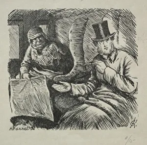 Charles Samuel Keene British Prints: Smoking Strictly Prohibited, 1868. Creator: Charles Samuel Keene (British, 1823-1891)