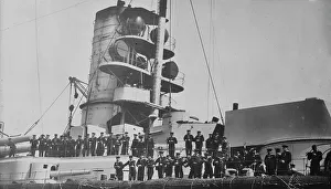 Dreadnought Prints: On the SMS Kaiser, between c1915 and c1920. Creator: Bain News Service