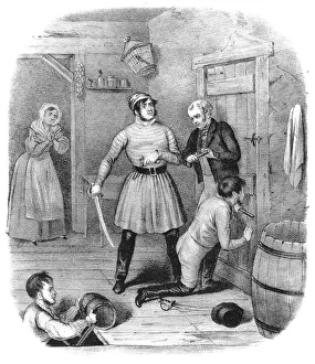 Surprise Prints: Smugglers Alarmed, 18th century. Artist: W Clerk