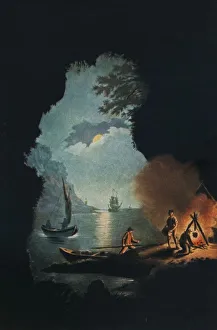 Basil Lubbock Gallery: Smugglers, c1785. Artist: Catherine Brass Yates