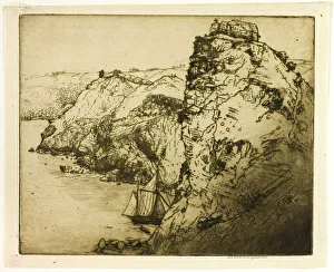 Maclaughlan Donald Shaw Prints: The Smugglers Cove, 1906. Creator: Donald Shaw MacLaughlan