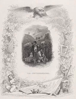Beranger Gallery: The Smugglers, from The Songs of Beranger, 1829. Creators: Melchior Peronard