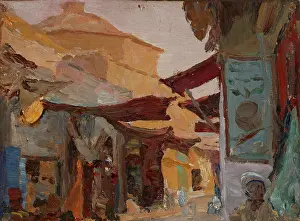 Awning Prints: Smyrna (Bazaar), 1910. Creator: Jan Ciaglinski