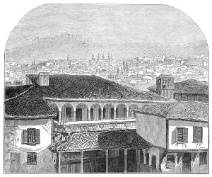 Smyrna Prints: Smyrna, from a daguerreotype taken on the roof of the Governors House, 1845