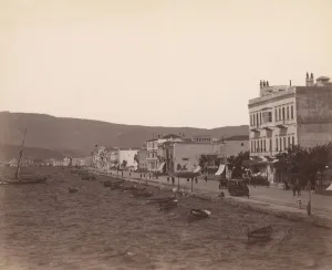 Riverside Gallery: Smyrna, General View of the Quais, 1880s. Creator: Unknown