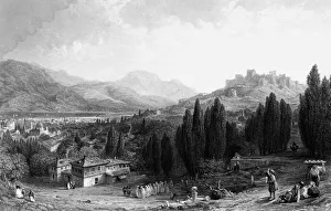 Mountainous Prints: Smyrna, Turkey, 19th century. Artist: James B Allen