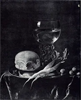 Pewter Prints: Snack, 1650. Creator: Pieter van den Bosch