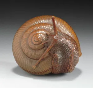 Spiral Prints: Snail, First half of 19th century. Creator: Tadatoshi