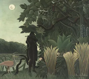 Henri Julien Félix 1844 1910 Collection: The Snake Charmer, 1907. Artist: Rousseau, Henri Julien Felix (1844-1910)