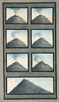 Crater Prints: Snapshots of the eruption of Mount Vesuvius from 8th July to 29th October, 1767