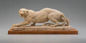 Behaviour Prints: Snarling Jaguar, between 1831 and 1832. Creator: Antoine-Louis Barye