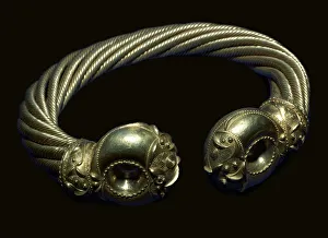 Iron Age Prints: Snettisham Great Torc, Iron Age, c75 BC