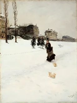Giuseppe 1846 1884 Prints: On the snow