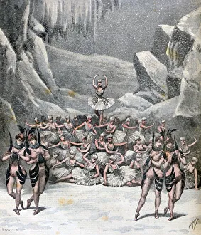Tutu Prints: The Snow Ballet, from la Voyage dans la Lune by Jacques Offenbach