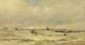 Snow, c1860-1890. Creator: Louis Artan