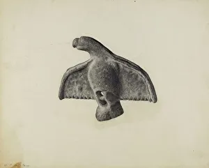 Grubstein Milton Prints: Snow Catcher, c. 1938. Creator: Milton Grubstein