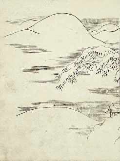 Snow Landscape, c1740. Creator: Tachibana Morikuni