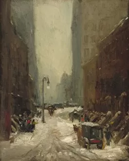 Central America Gallery: Snow in New York, 1902. Creator: Robert Henri