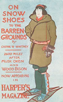 Penfield Edward Prints: On Snow Shoes to The Barren Grounds by Casper W