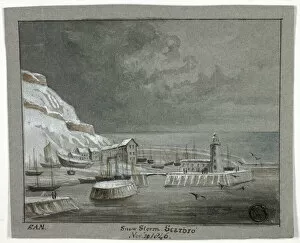 Snow Storm, Scarbro, November 29, 1846. Creator: Elizabeth Murray