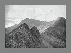 Sights And Scenes Prints: Snowdon and Crib-Goch, c1900. Artist: I Slater