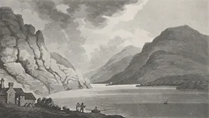 Etching And Aquatint Prints: Snowdon from Llanberris Lake, from Remarks on a Tour to North and South Wales