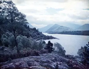 Railway Line Prints: Snowdon range, Caernarvon, Wales, c1955. Creator: Arthur Charles Kirby Ware