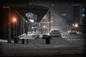 ART Collection: Snowny Night, NYC. Creator: Viet Chu