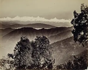 Himalayas Prints: Snows from Nynee Jal, between 1860 and 1880. Creator: John Edward Sache