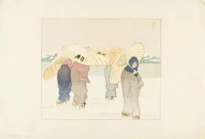 Helen Hyde Prints: A Snowy Day, 1901. Creator: Helen Hyde