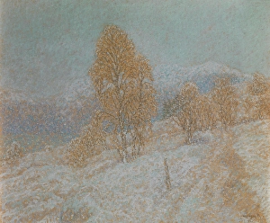 Pointillist Prints: Snowy Day, 1915. Creator: William Henry Singer