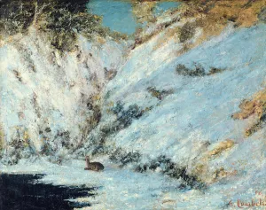Gustave 1819 1877 Prints: Snowy Landscape, 1866