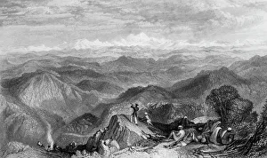 Roberts Emma Prints: Snowy Range, from Tyne or Marma, 1845. Creator: Unknown