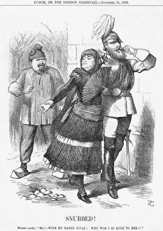 Foreign Affairs Prints: Snubbed!, 1883. Artist: Joseph Swain