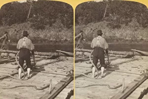 Cargo Gallery: Snubbing. Clear that line, quick, 1886. Creator: Henry Hamilton Bennett