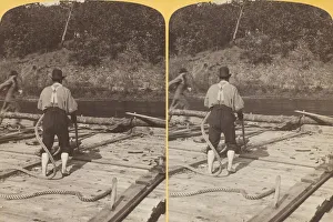 Bennett Henry Hamilton Gallery: Snubbing. Clear that line, quick, 1886. Creator: Henry Hamilton Bennett