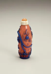 Textured Prints: Snuff bottle, date unknown. Creator: Unknown