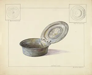Alfred Walbeck Prints: Snuff Box, 1935/1942. Creator: Alfred Walbeck