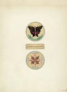 Snuffbox Prints: Snuff Box, c. 1937. Creator: Ann Gene Buckley