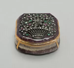 Semi Precious Stone Gallery: Snuff Box, England, 1800 / 1900. Creator: Unknown