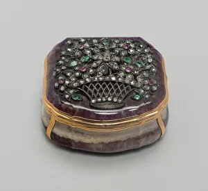 Semi Precious Stone Gallery: Snuff Box, England, 1800 / 1900. Creator: Unknown