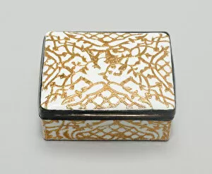 Awata Ware Collection: Snuff Box, Meissen, c. 1740. Creator: Christoph Conrad Hunger