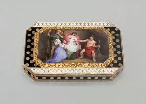 Mythological Collection: Snuff Box with a Mythological Scene, Switzerland, c. 1814. Creator: Unknown